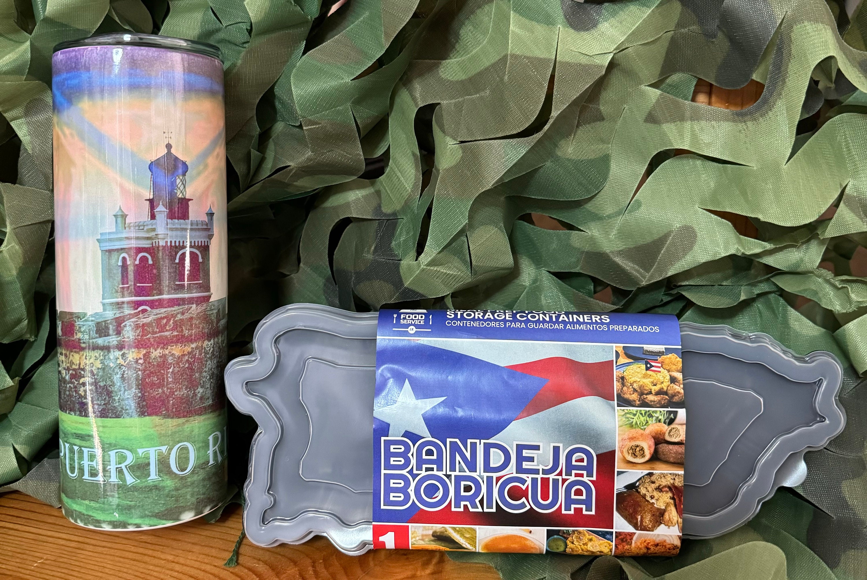 Bandeja Boricua - Puerto Rico Shaped Storage Container on Sale 