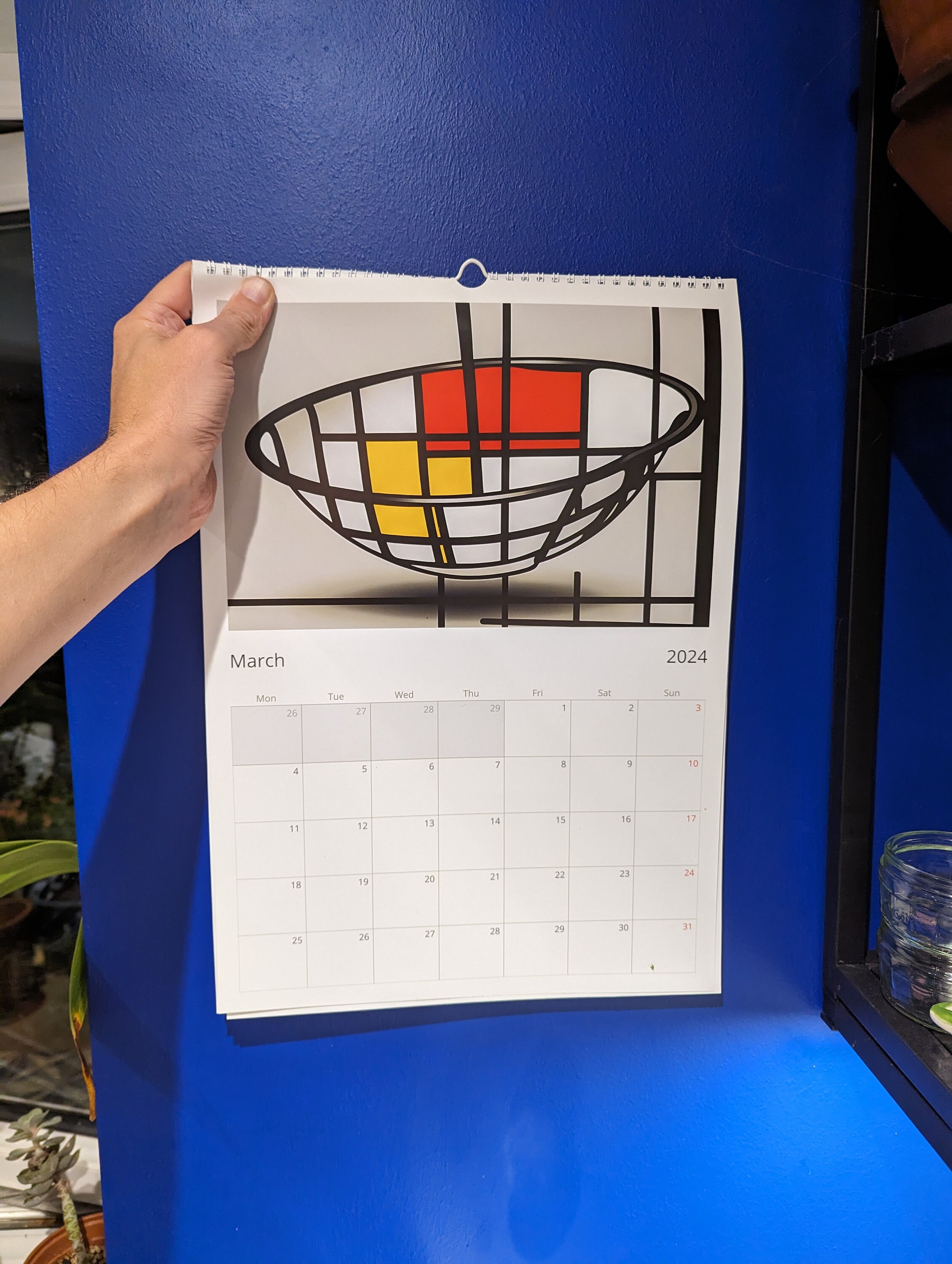Europe / APAC Colander Calendar famous Artist Edition / Funny / Quirky 
