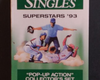 Rare 1993 Kraft Singles Baseball Complete NL Set 15 Cards, includes Clark, Glavine, Sandberg & many more