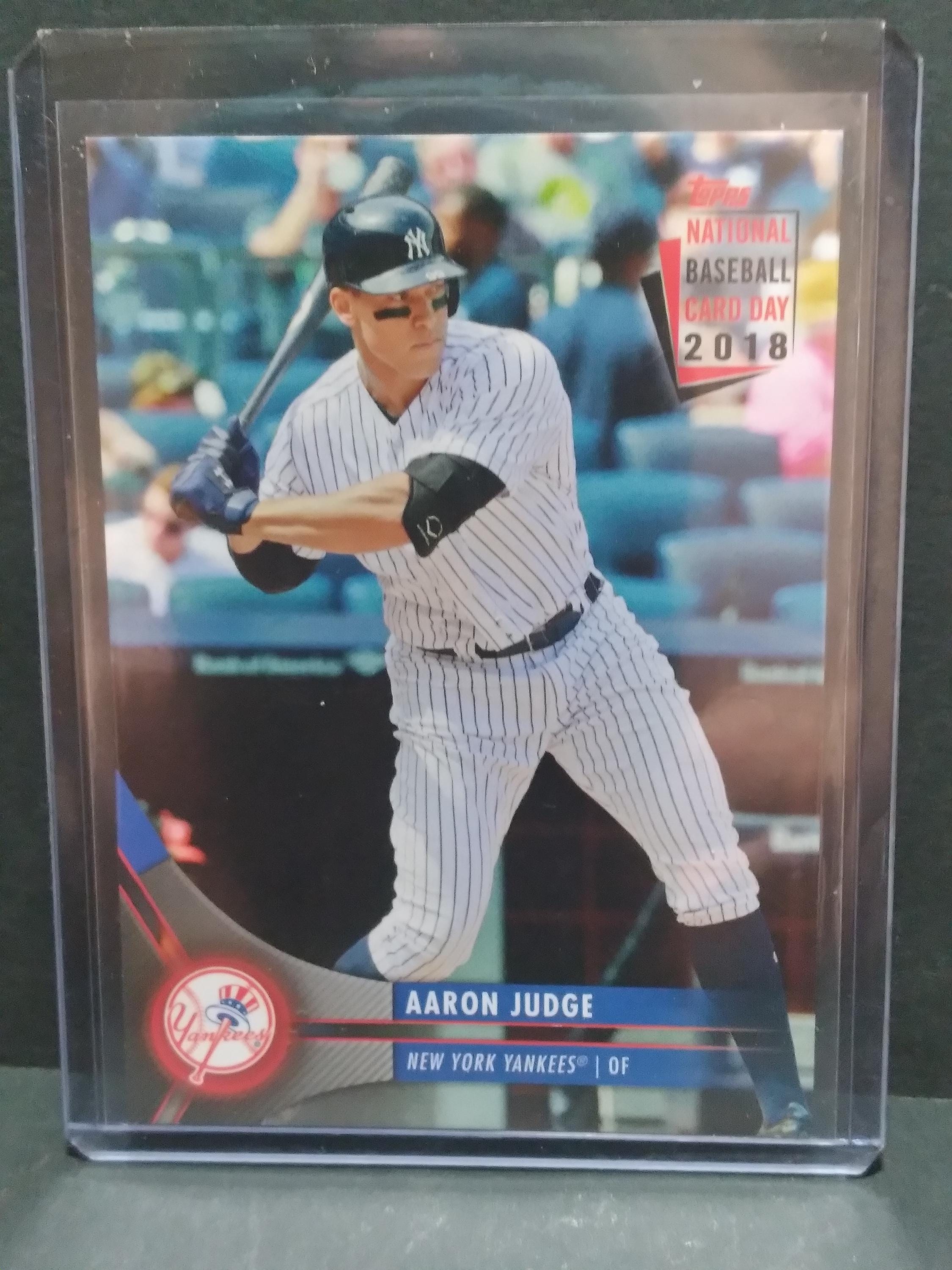 Rare 2018 Aaron Judge Topps National Baseball Card Day #NTCDG-1 ...