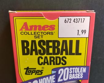 1989 Topps Ames 20/20 Baseball Complete Set New in Box 33 Cards, Bo Jackson, Bonds, Canseco & many more