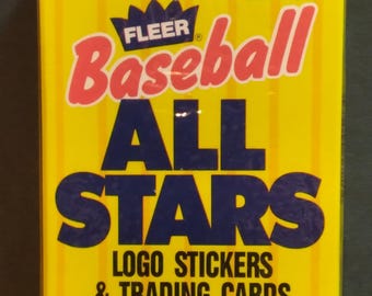 1989 Fleer All Stars Baseball Complete Set New in Box 44 Cards, Boggs, Puckett, Ripken Jr & many more