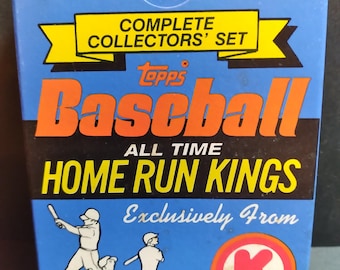 1985 Topps Circle K All Time Home Run Kings, Babe Ruth, Mickey Mantle, Hank Aaron, Willy Mays & Many More