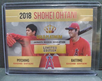Raro Shohei Ohtani Rookie Phenom n.° 17 de 2018, edición limitada, RC, la sensación japonesa de novato