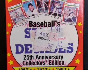 1987 Topps Kmart Baseball's Stars of the Decades Complete Set NIB 33 Cards, Aaron, Mantle, Mays & many more