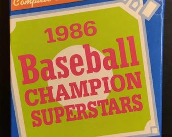 1986 Topps Woolworth Baseball Champion Superstars Complete Set New in Box 33 Cards, Jackson, Mattingly, Rose & many more