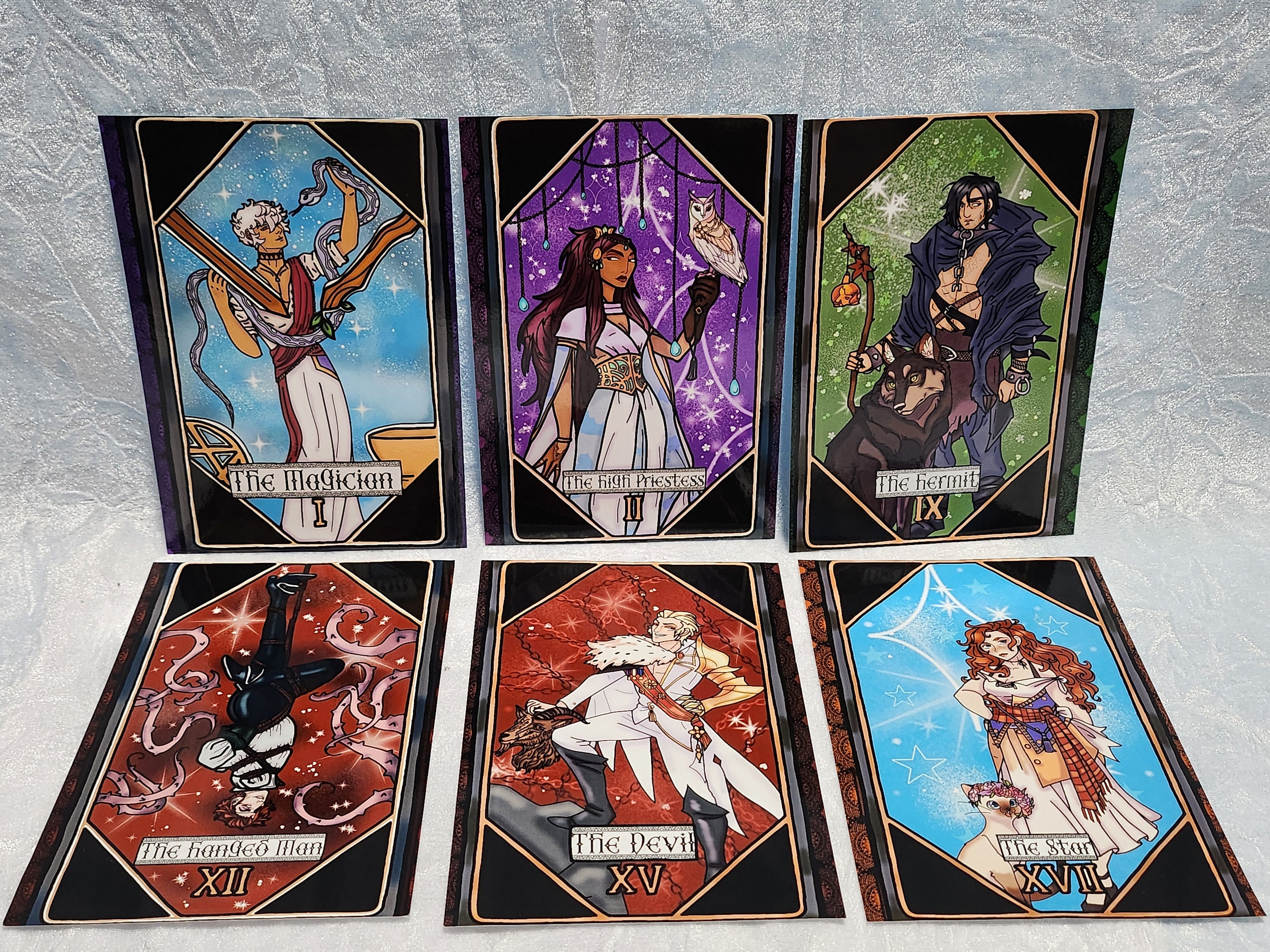 The Arcana Print A5 Asra Julian Nadia Portia Lucio Muriel - Etsy