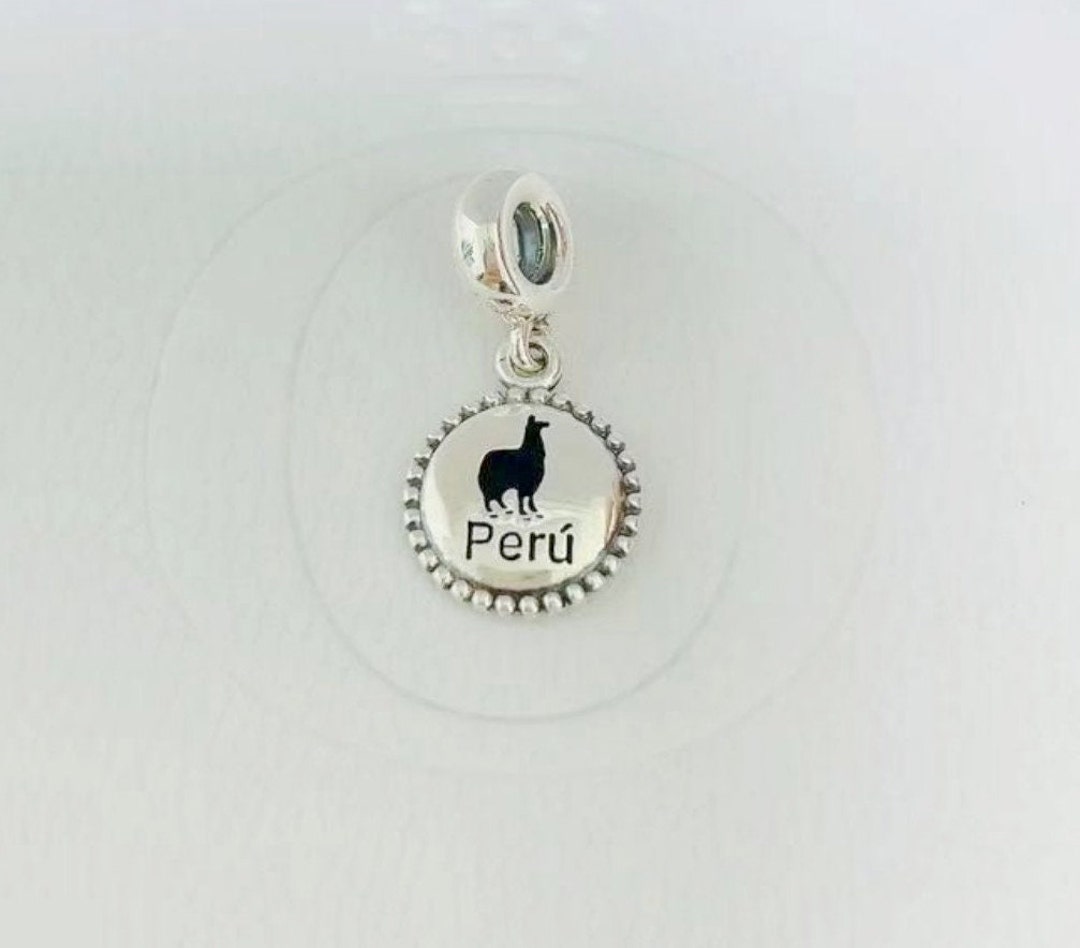 Pandora Peru Lima Dangle Charm Love Travel Pendant Silver 925 Ale Etsy