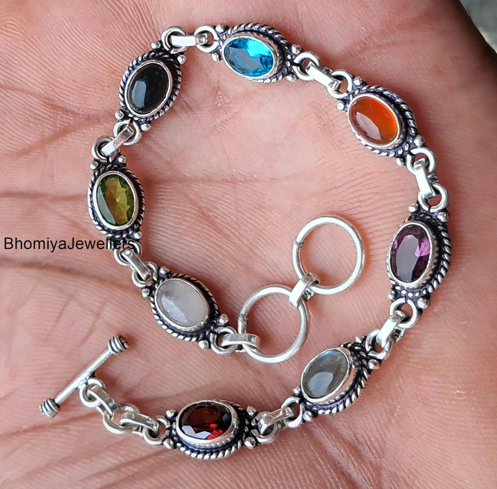 Silver Mesh Belt With Multi-Colored Stones il_fullxfull.7304709618_gzep.jpg main image 2