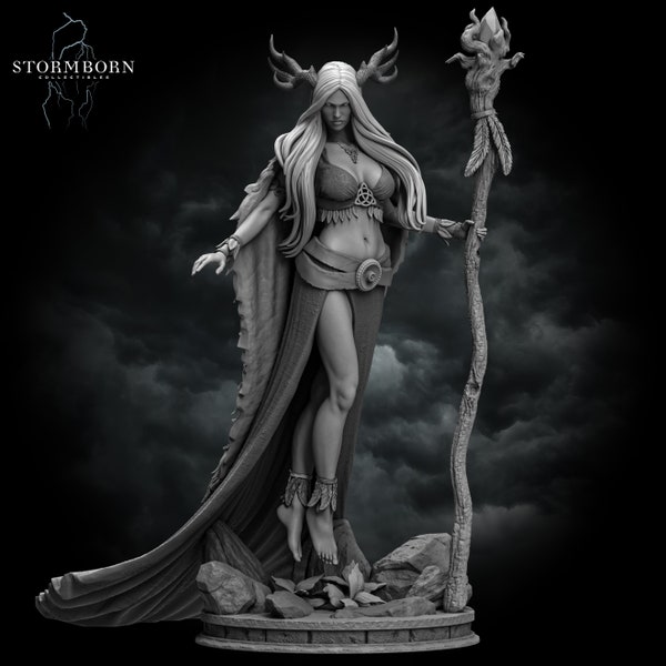 Stormborn Collectibles : Senka, The Unheard Miniature/Figure - Impression 3D 8K de haute qualité - Pour table, jeu de rôle ou collection