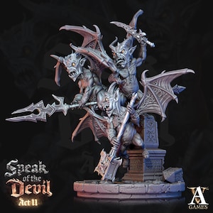 Archvillain Games: Speak of the Devil (Act II) - Malignants (4 Poses) Miniatura - Druk 3D - Do gier wojennych, stołowych, RPG