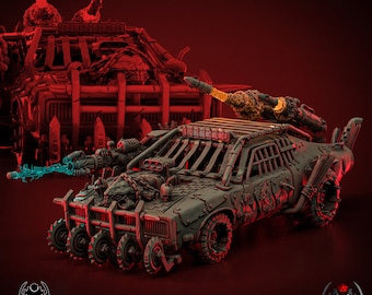 EightLegsMiniatures: Muscle Orkz Machine - 32 mm Tabletop Kit - 8K 3D Printing - For Wargaming, Tabletop, RPG