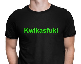 Kwikasfuki Funny Motorcycle T-shirt, Motorbike Parody Joke, Biker Gifts, Motorcycle Apparel Bike Clothing, Motorbike lover, Men&#39;s Biker Tee