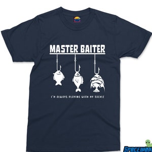 Master Baiter Fishing Angling Carping Unisex Premium T-shirt 10