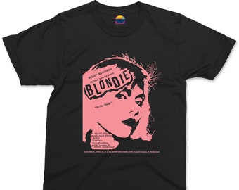 Blondie Vintage T-shirt, Womens Classic Rock Fashion Tee, Retro Rock Band Top, Blonde Singer Shirt, Blonde Girl Gift, Ladies Gift for Her