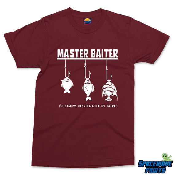 Master Baiter Fishing Hook Tshirt - Funny Fisherman Gift Tee Master Baiter Fishing Hook Tshirt - Funny Fisherman Gift Tee