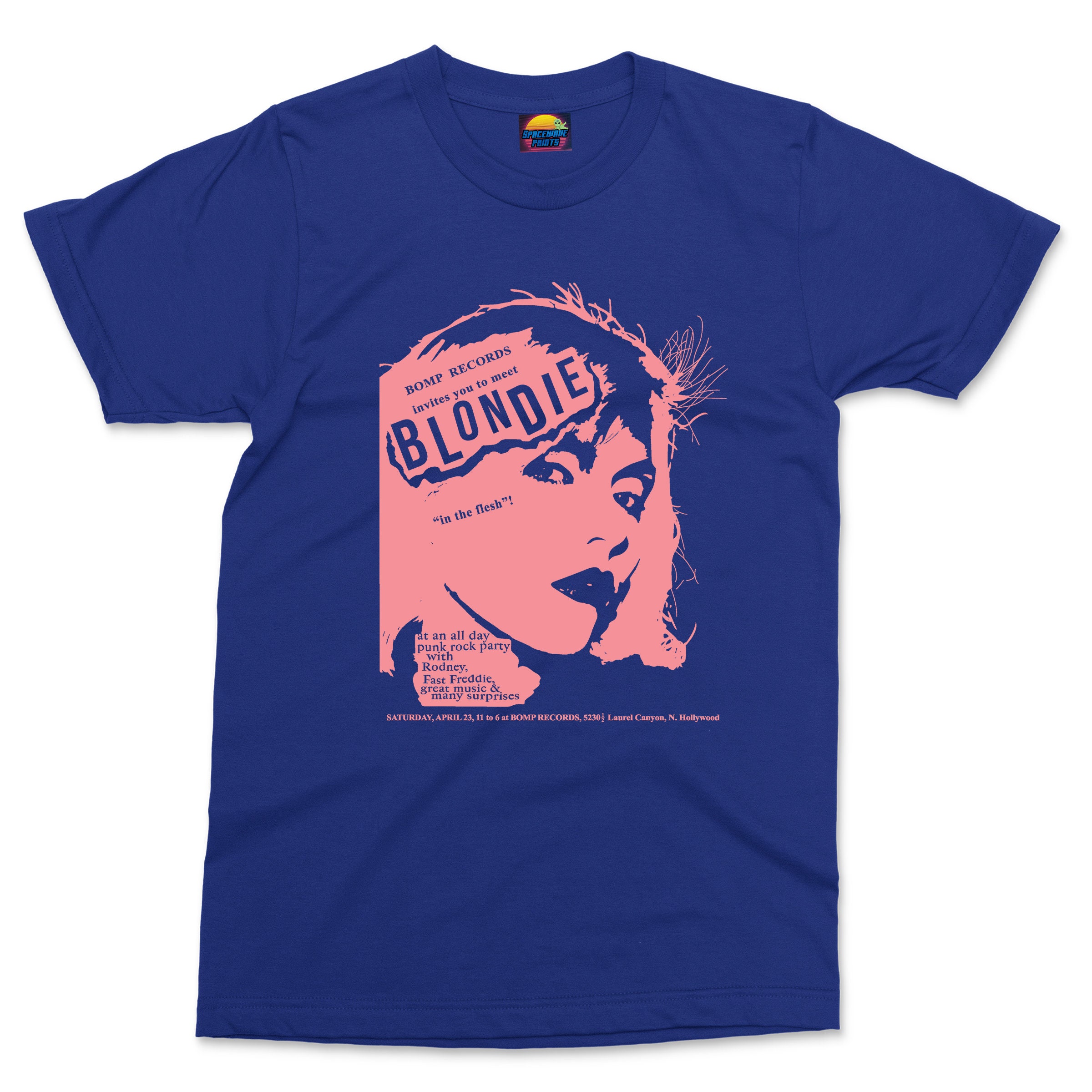 Blondie Vintage T-shirt, Womens Classic Rock Fashion Tee
