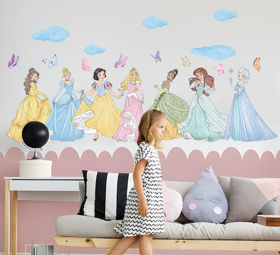 額縁　絵画　プリンセススタイル Disney - 日本未発売！ディズニープリンセス2・アートポスター【額縁