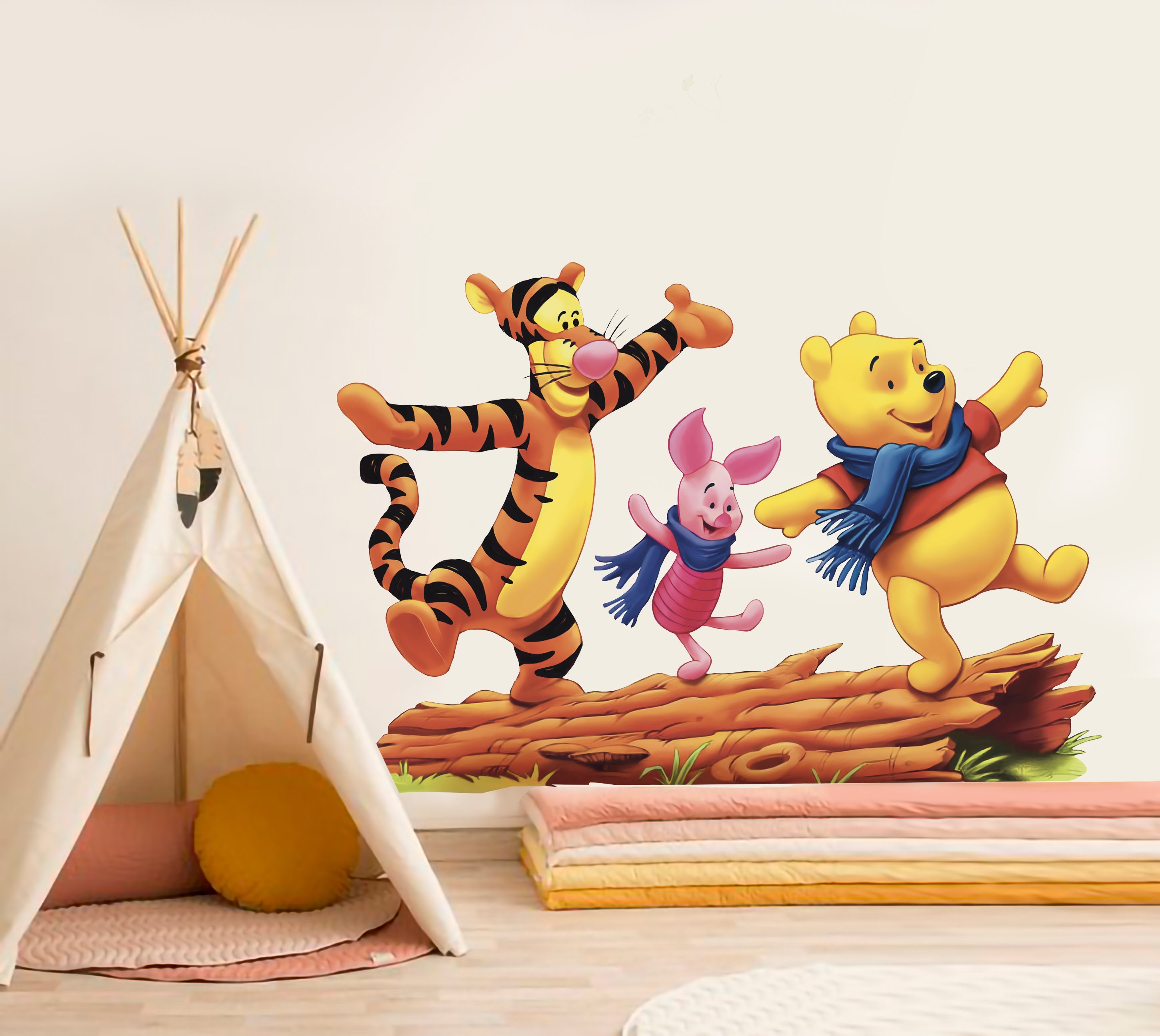 thumbnail image 2 of Winnie The Pooh Outdoor Fun Wall Decals - Peel & Stick Nursery Decor (10 Pieces) 2 of 9