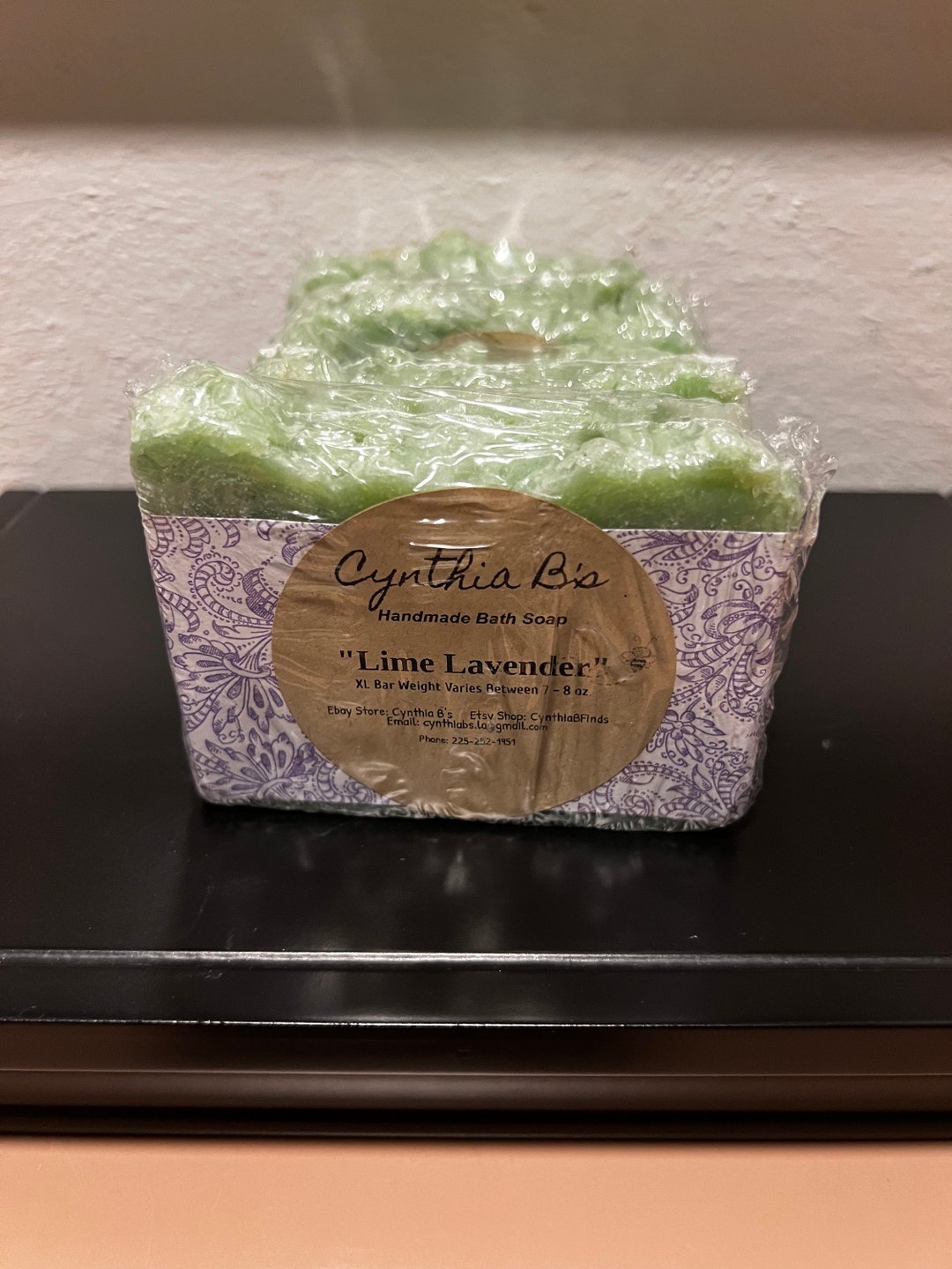 Lime Lavender Bath Soap Huge Bars Plenty Lather! - Etsy