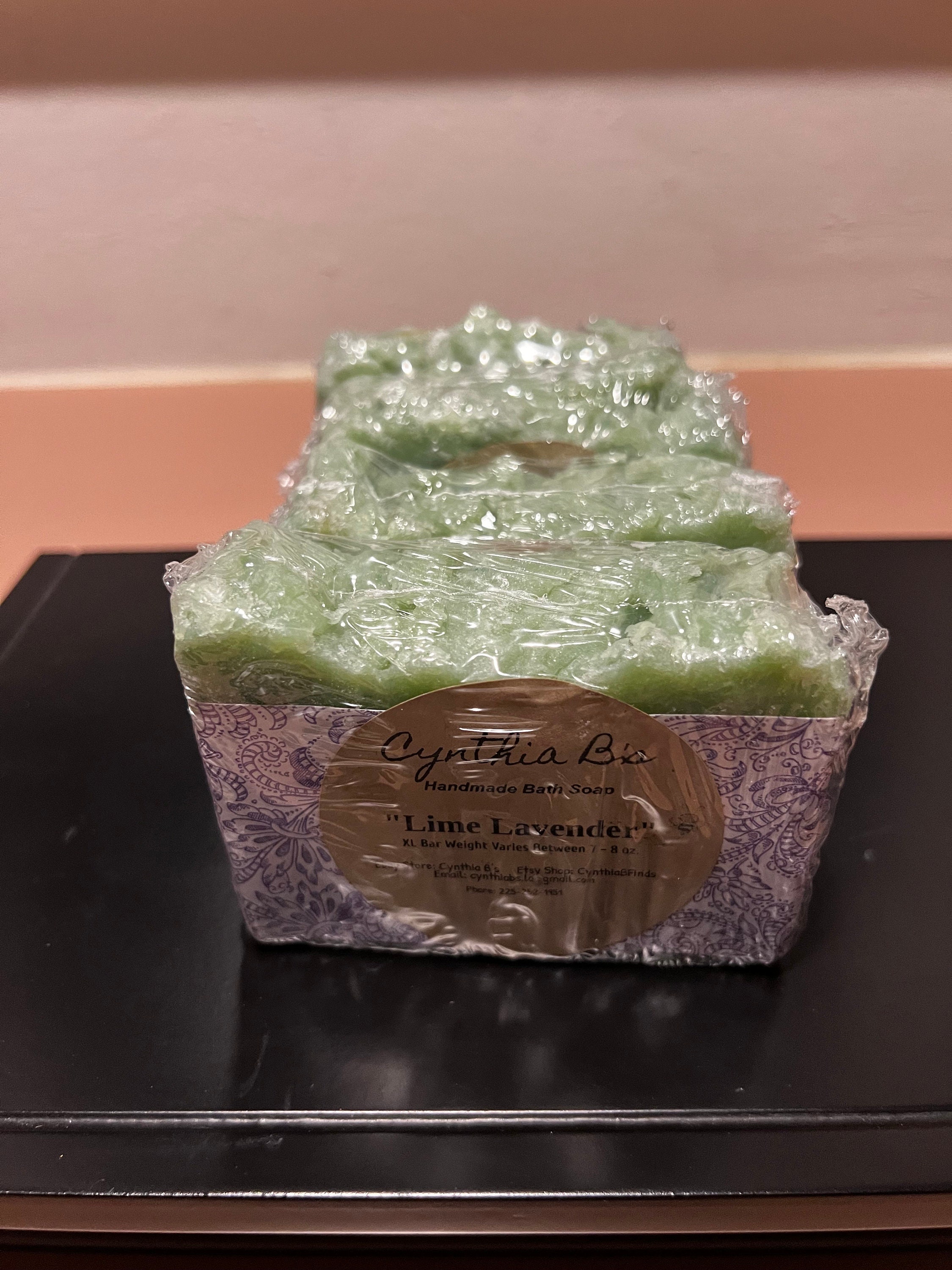 Lime Lavender Bath Soap Huge Bars Plenty Lather! - Etsy