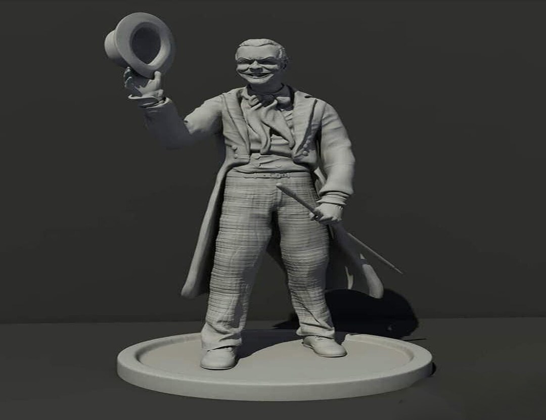 3D Joker Bust STL File 3D Joker Bust Printer Files 3D Print File 3D