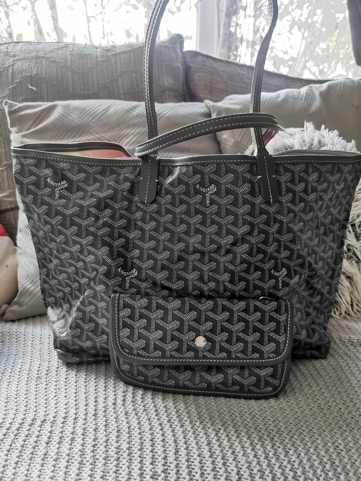 Anjou Bag Organizer / Goyard Anjou Tote Insert / Customizable 