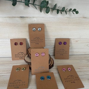 Glitter women’s gymnastics stud earrings
