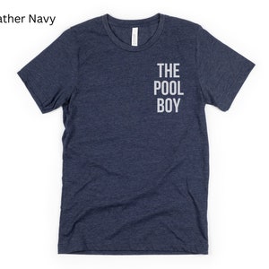 The Pool Boy, Mens Summer Tee, Poolboy, Pool Boy Shirt, Mens Cutoff, Fun Dad Gift, Summer Graphic Tank, Guys Cutoff Tee, Summer Mens Cutoff