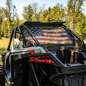 Fits Polaris RZR PRO XP (4 seater only) seater Rear Dust Screen
