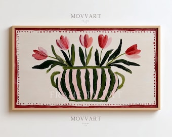 Frame TV Art Tulips, Floral Mothers Day, for TV Screensaver