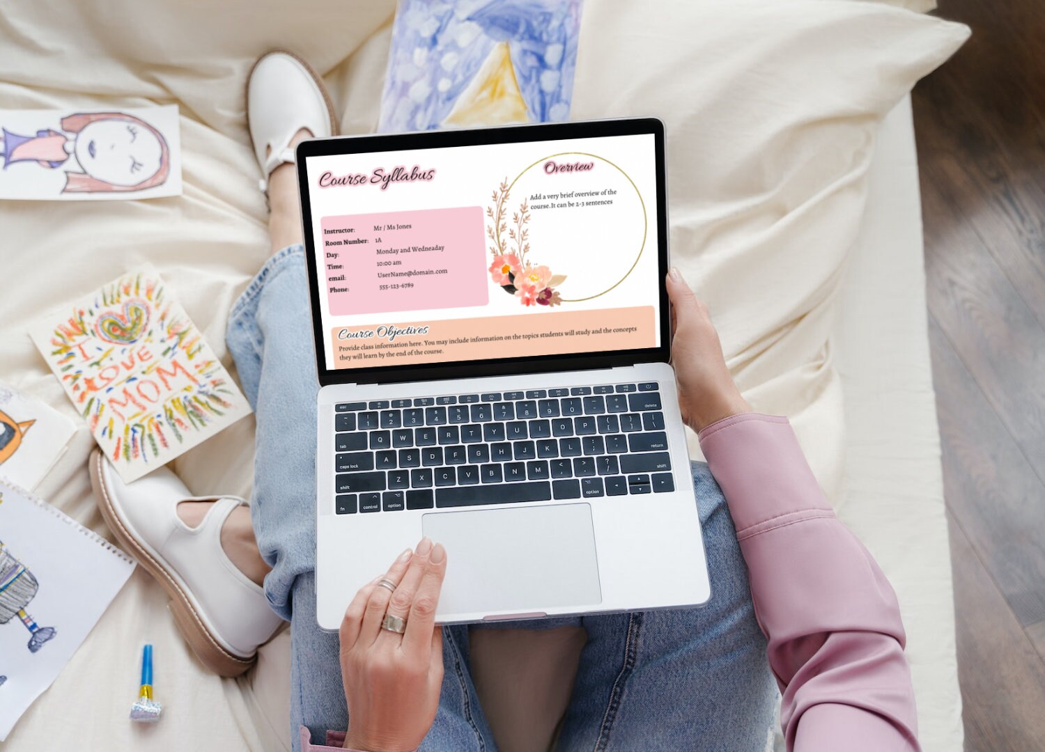 Colorful Syllabus Template Version 2 | Fully Customizable Syllabus for ...