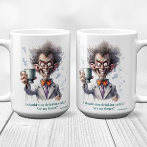 AventumMugs | Mad Scientist Mug | Ceramic Coffee Mug | Funny Coffee Mug | Science Mug Gift | Science Mug | 15oz Ceramic Mug