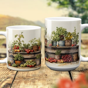 AventumMugs™ | Apple Harvest Mug | Apple Picking Mug | Autum Mug | Apple Mug | Apple Coffee Mug Gift | Coffee Mug | 11oz or 15oz Ceramic Mug