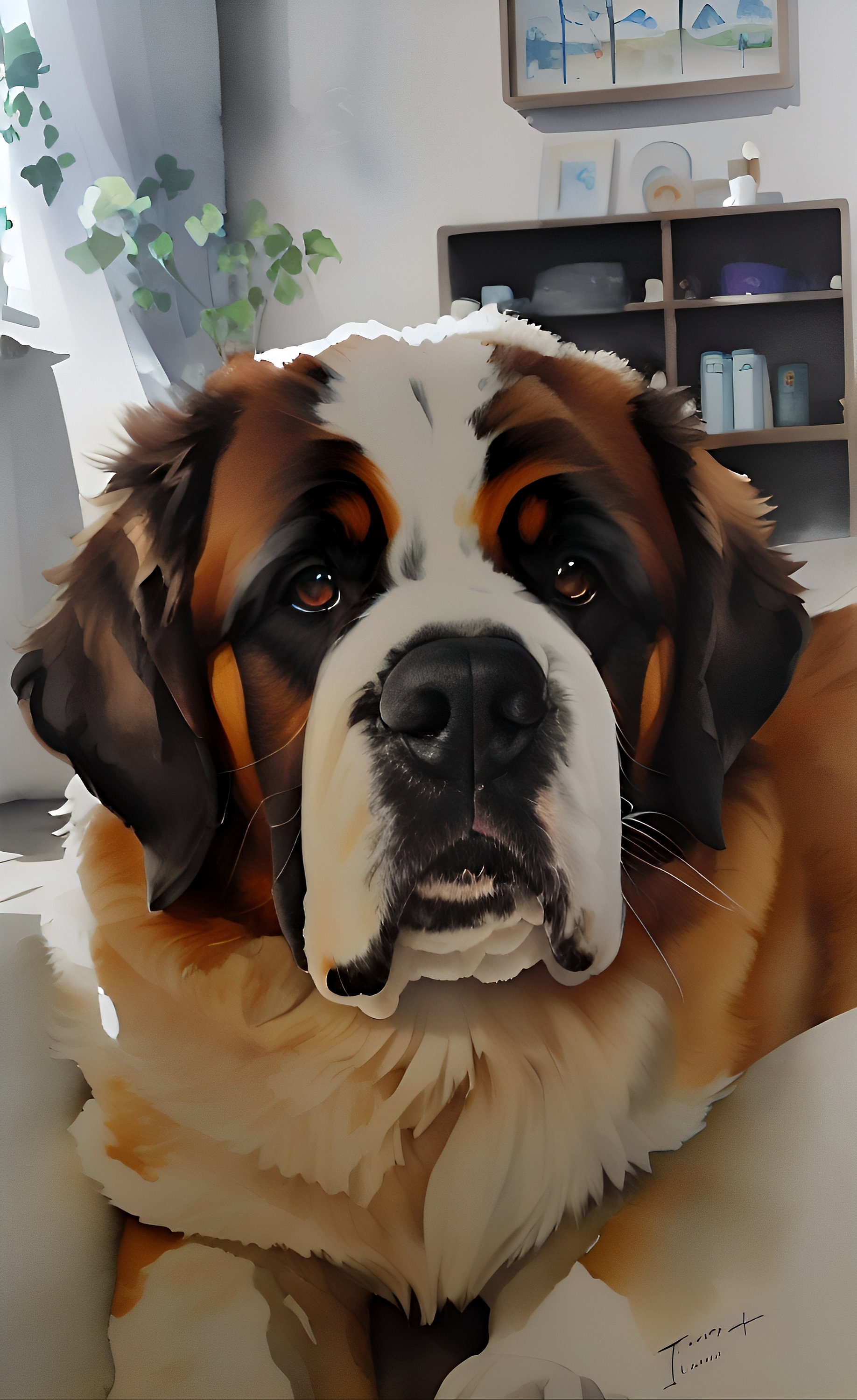 ◇DAKS◇ [SAINT BARNET] Brown Saint Barnet DD pattern Dix Be Saint Bernard - Etsy
