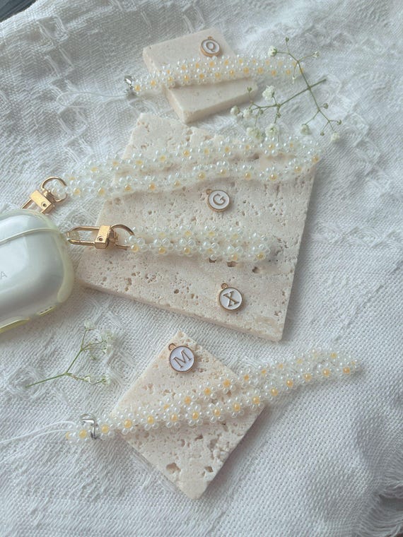 The Daisy Flower Phone Strap /Phone Charm/ Key Charm - Customizable