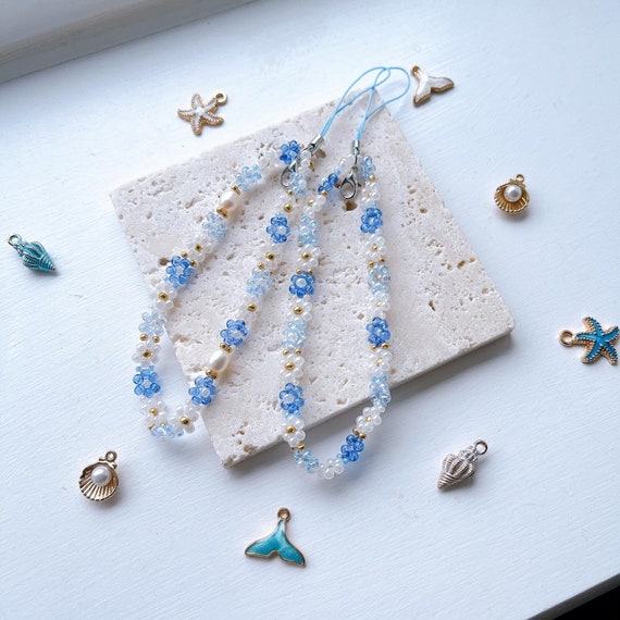 Ocean Style Flower Phone Strap