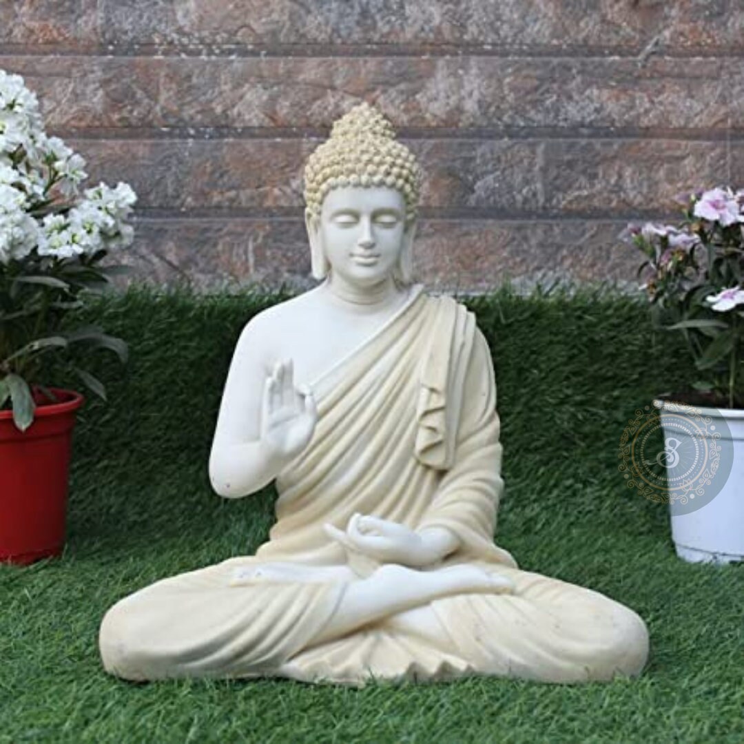 liangzishop Figurine Bouddha Bénédiction du Bouddha Statue de