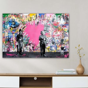 Albert Einstein Graffiti Wall Art, Albert Einstein Art, Albert Einstein Portrait, Albert Einstein Wall Art, Science Wall Art