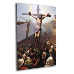 Jesus Tempered Glass Wall Art, Christ Wall Art, Jesus of Nazareth, Stained Glass Art, Glass Printing Wall Art Decor, Religious Wall Art Gift