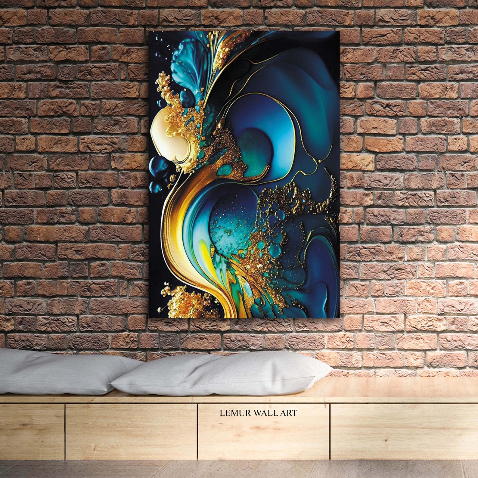Tempered Glass Wall Art-mega Size Glass Wall Decor-wall Hanging-office ...