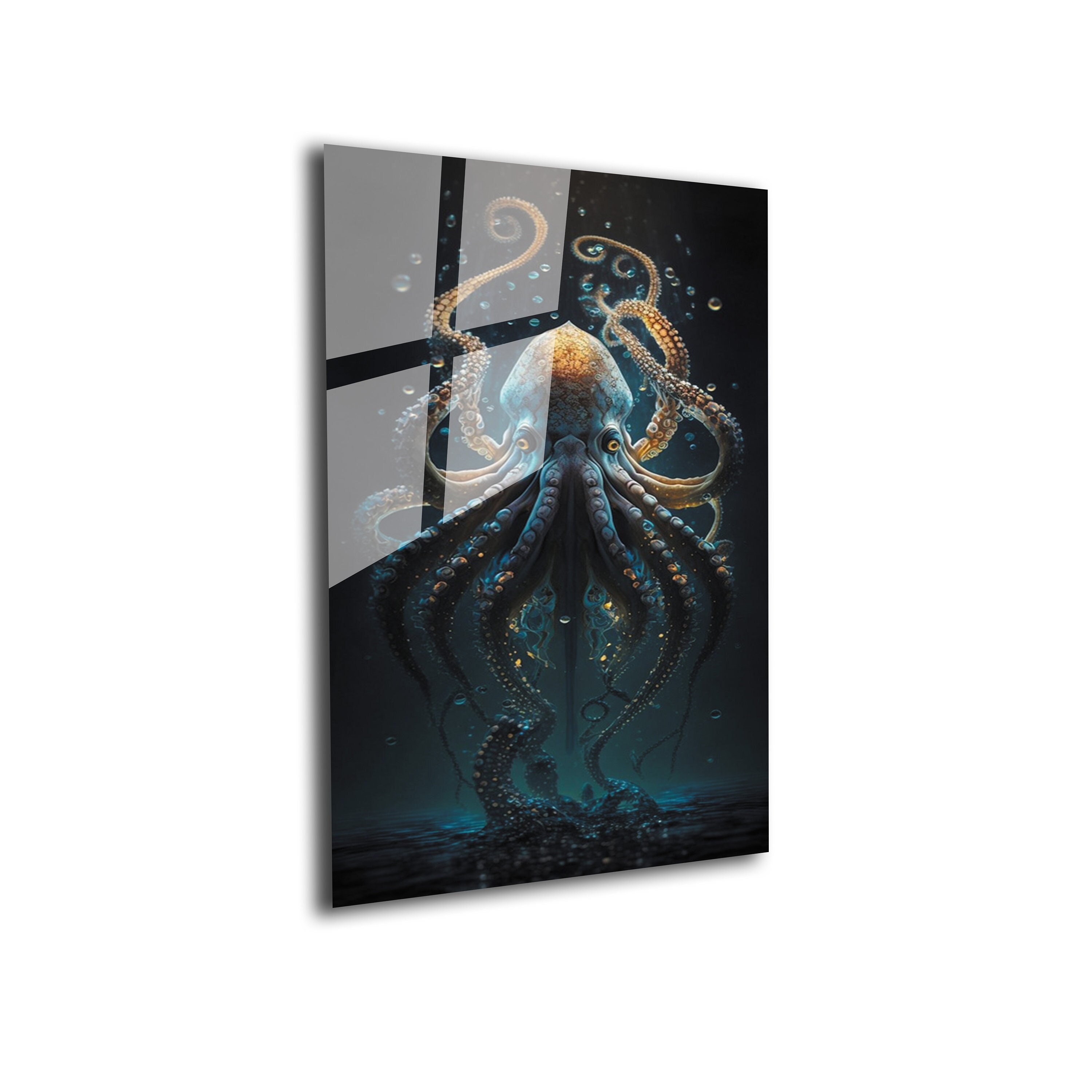 Tempered Glass Wall Art 43Wx27H'' Life Of Tree Wall