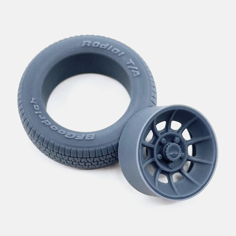 1/18 Resin Vector Wheels, Bfgoodrich Tires & Brakes: Muscle Car Model ...