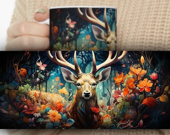Deer Coffee Cup | Deer Mug | Deer Tea Cup | Deer Coffee Mug for Hunters | Housewarming Gift | Deer Themed Coffee Cup