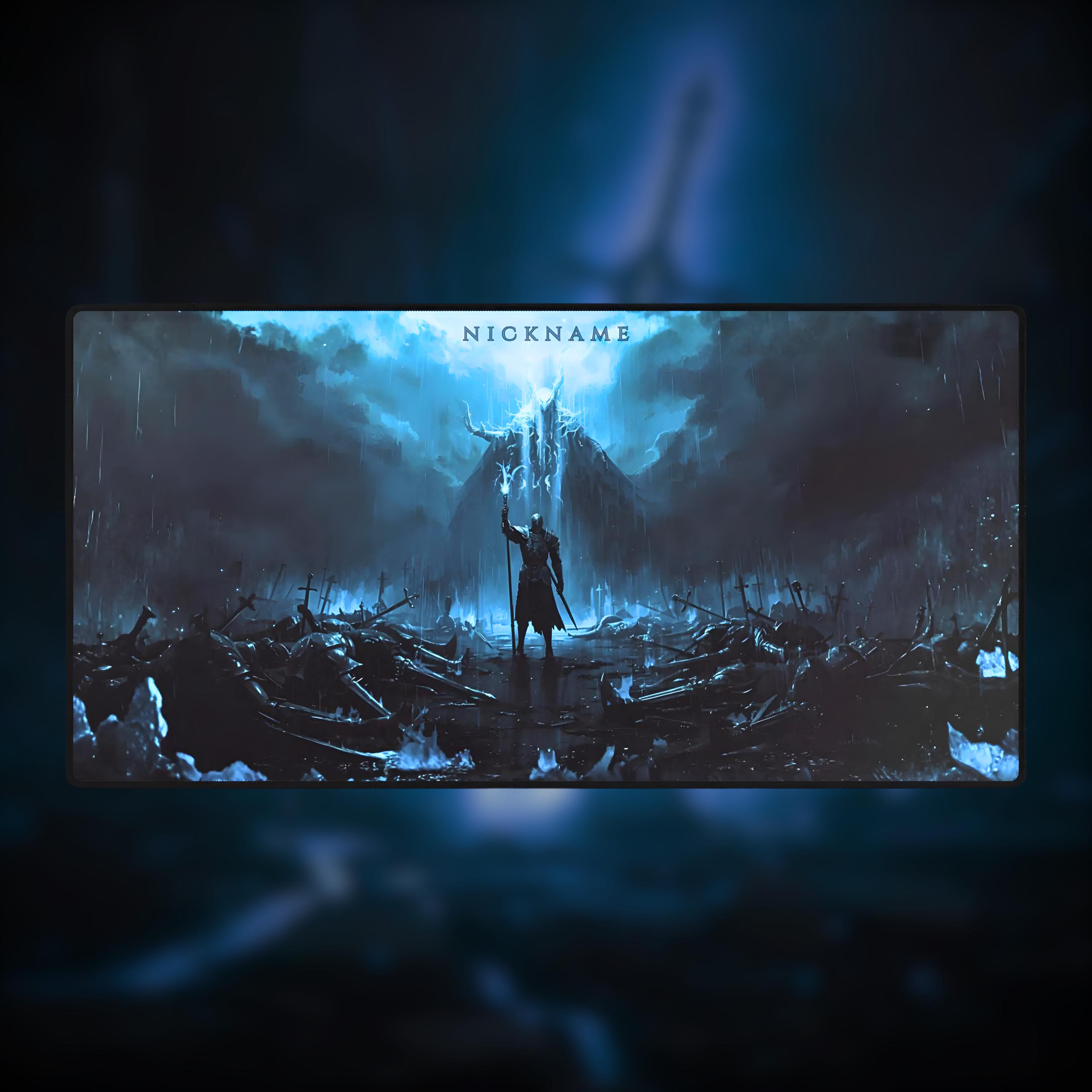 Customizable Elden Ring Cold Theme Desk Mat | Gaming Mousepad | the ...