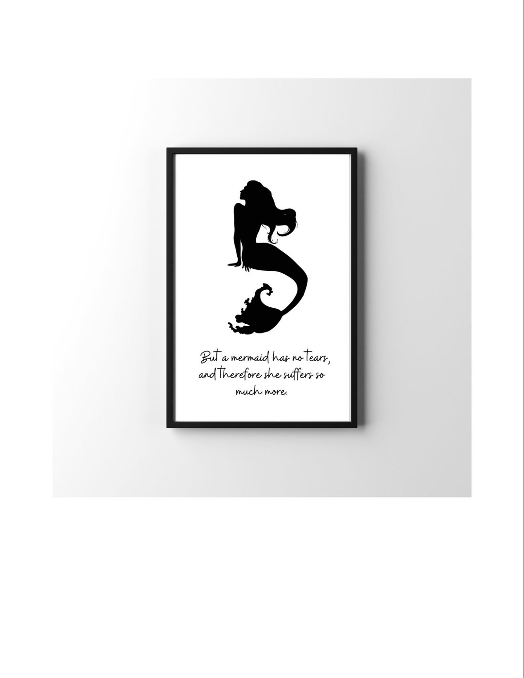 Mermaid Wall Art Etsy