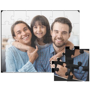 Personalized Photo Puzzle, Custom Puzzle as Great Family Gift, Picture Jigsaw Puzzle for Family, Personalized Gifts