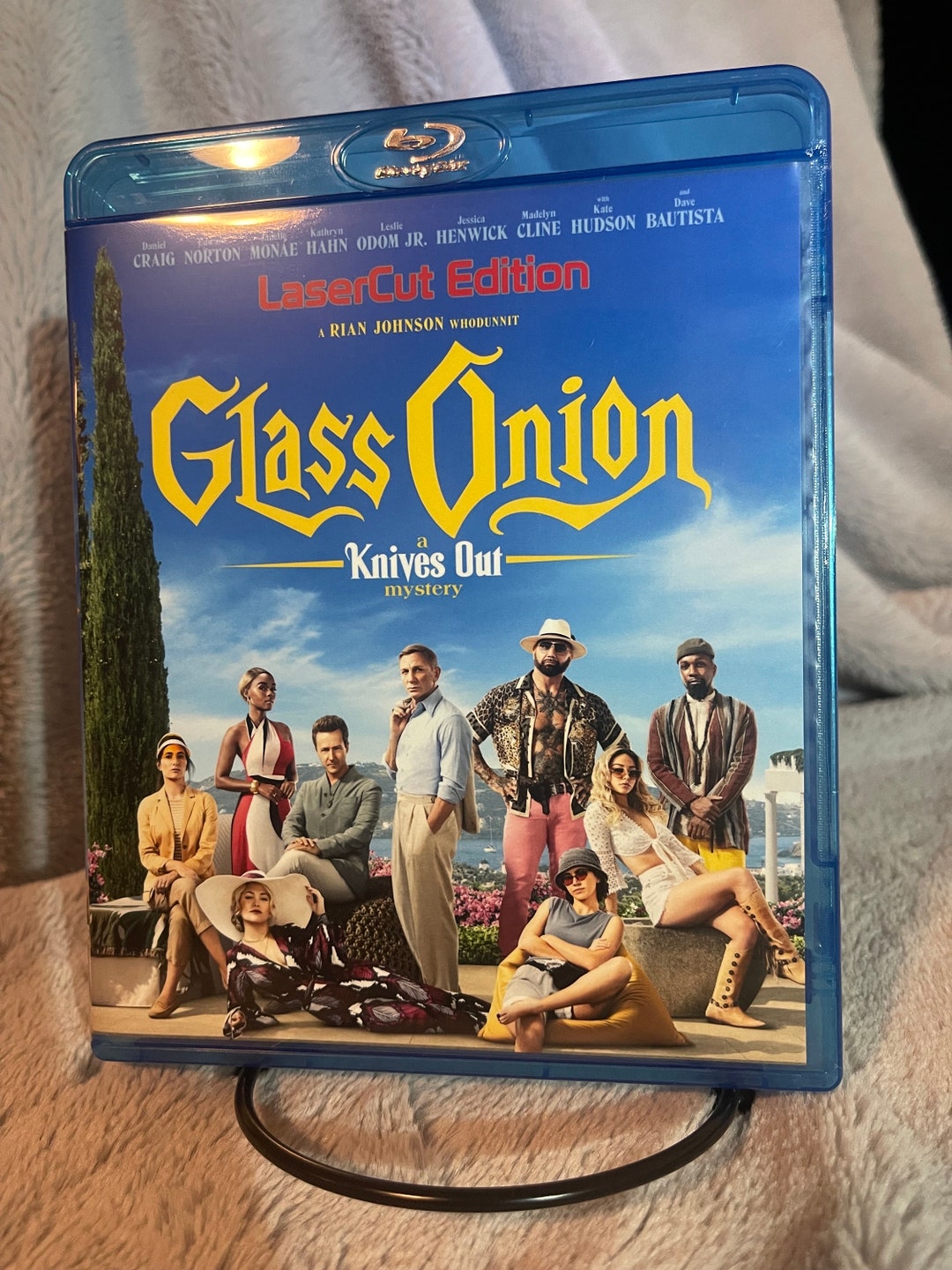 Glass Onion A Knives Out Mystery 2022 Bluray Lasercutedition Etsy