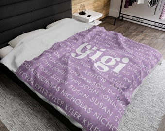 Blanket For Mom From Daughter Son Kids, Personalized Blanket