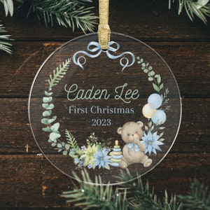 Baby Christmas Ornament | Birthday Details Christmas Ornament | Infant Christmas Gift | Xmas Gift for Baby | Christmas 2023 Ornament